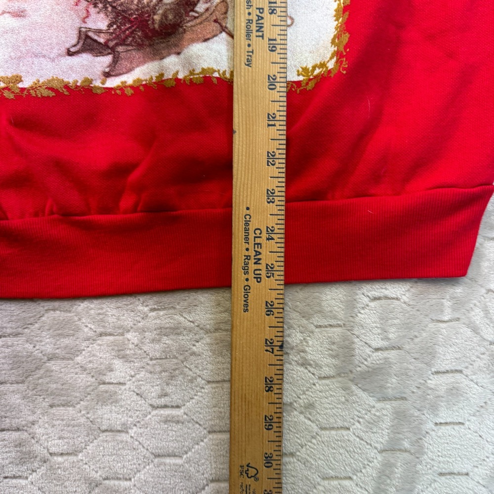 VTG Grannycore Christmas Noel Crewneck Sweatshirt Nutcracker Brand Sz‎ Small - Picture 6 of 8